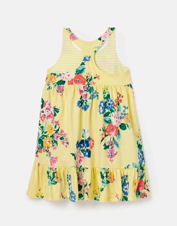 Joules Lemon Floral Summer Dress