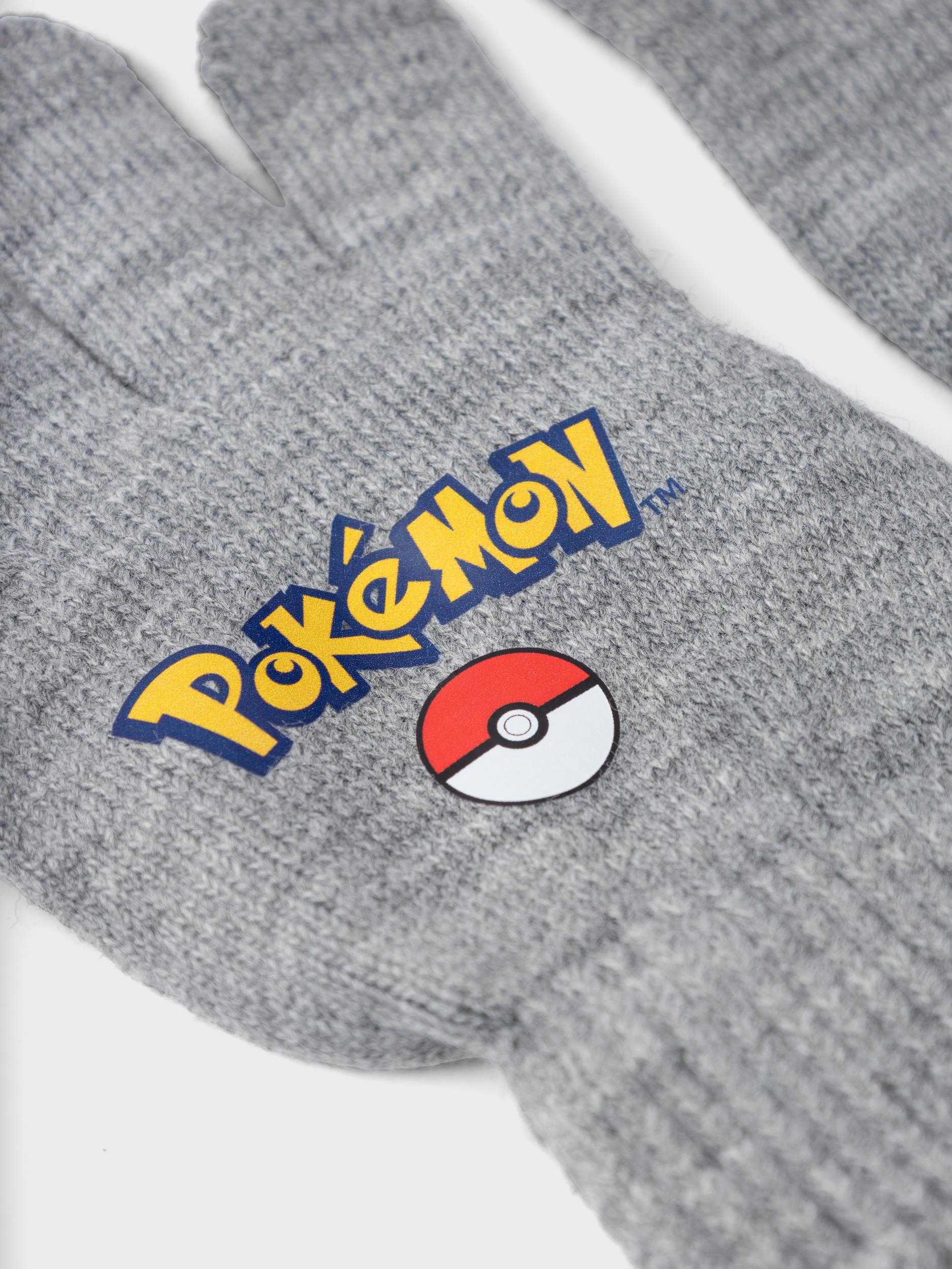 Pokémon Gloves - Grey