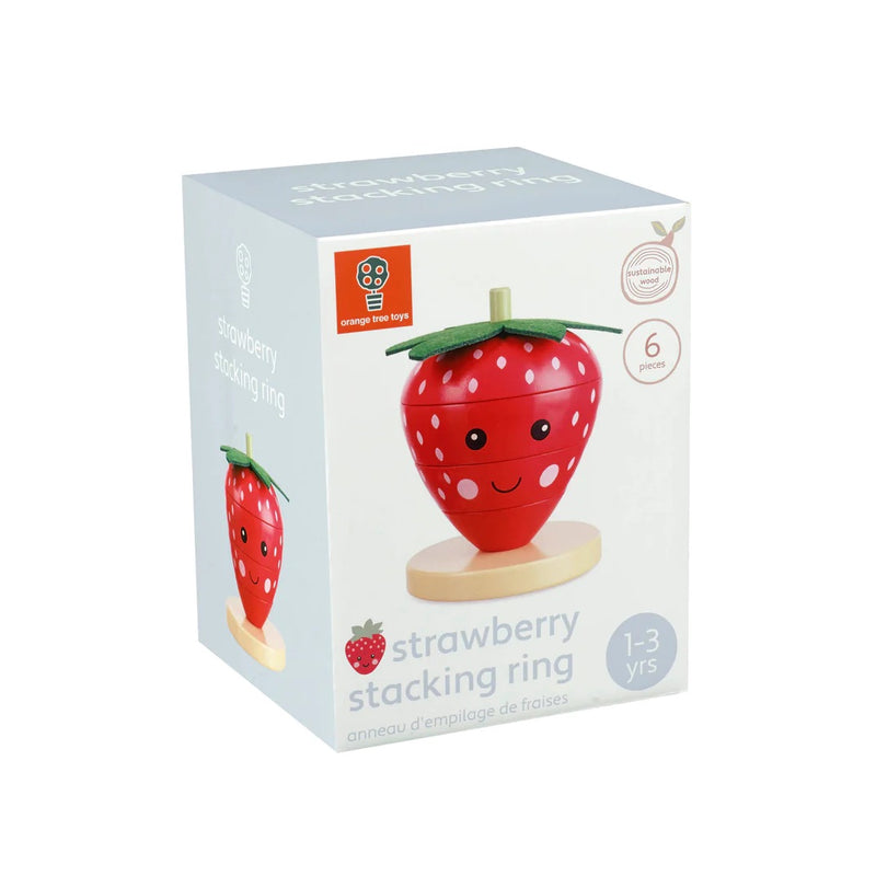 Strawberry Stacking Ring.