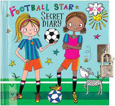 Rachel Ellen Football diary  Secret Lockable Diary