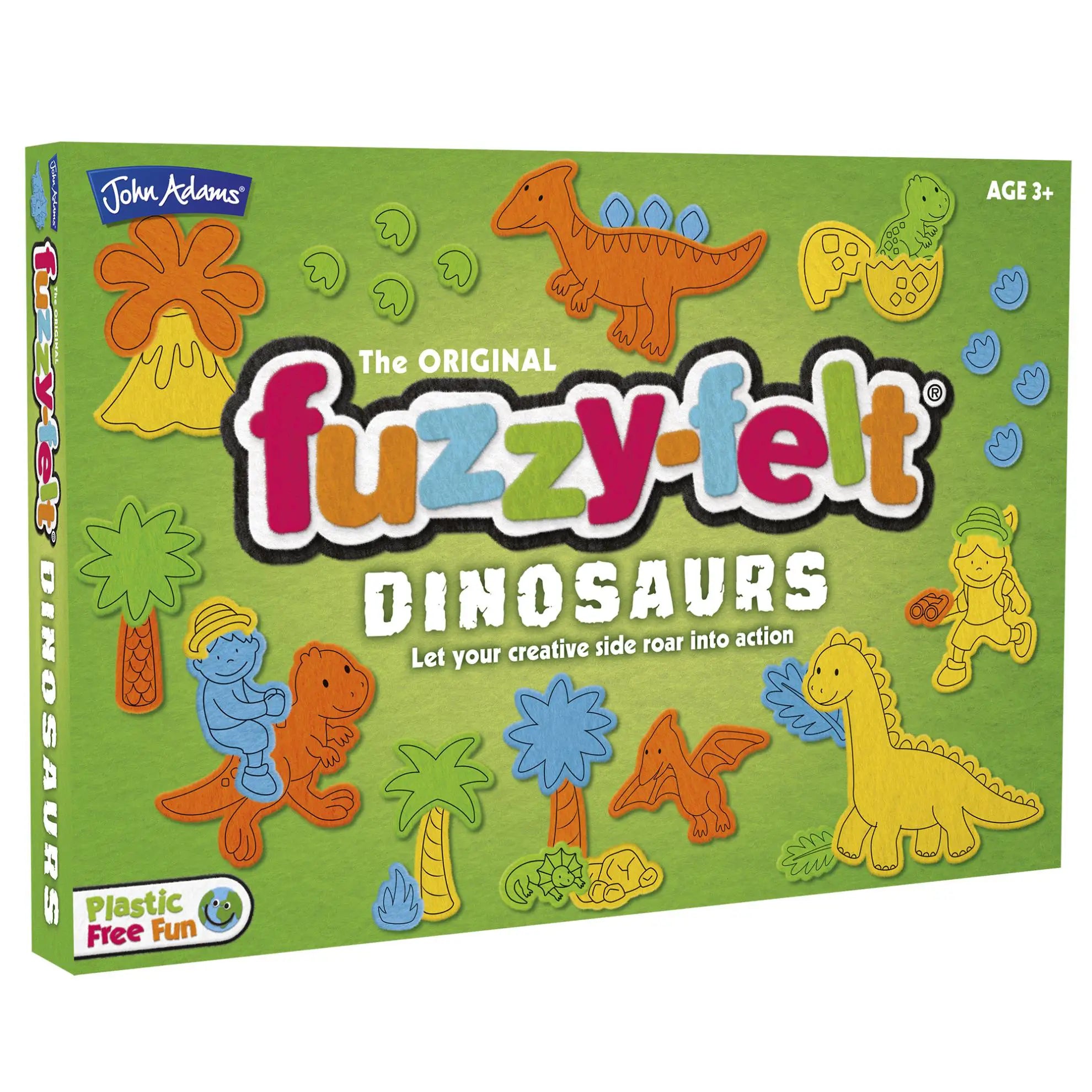 Fuzzy-Felt Dinosaurs