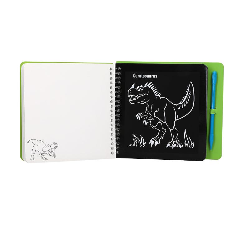 Dino World Mini Magic-Scratch Book