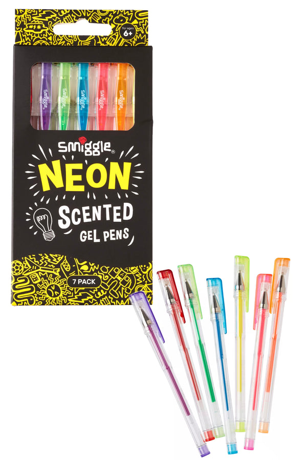 Smiggle Neon Scented Gel Pens