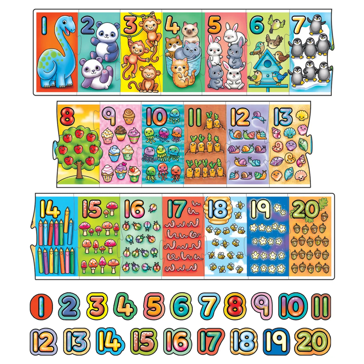 Orchard Toys Giant Number Jigsaw Puzzle