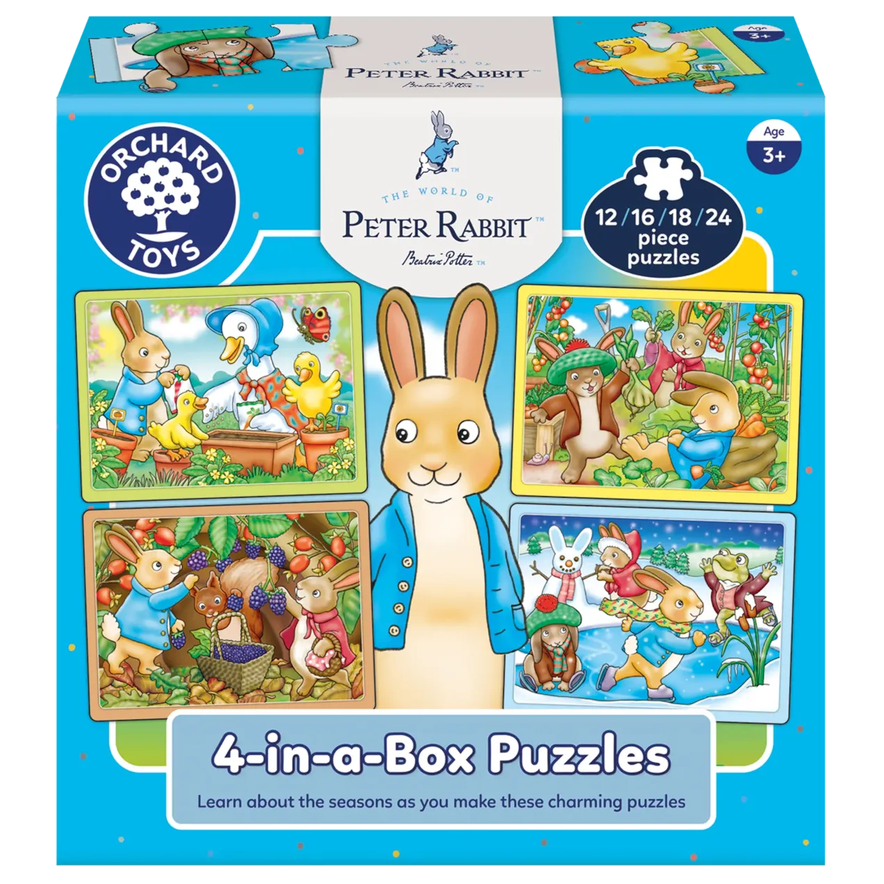 Orchard Toys Peter Rabbit 4-in-a-Box Puzzles