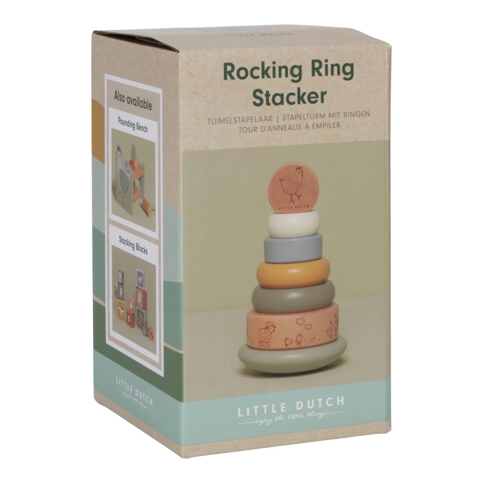 Little Dutch - Little Farm Rocking Ring Stacker