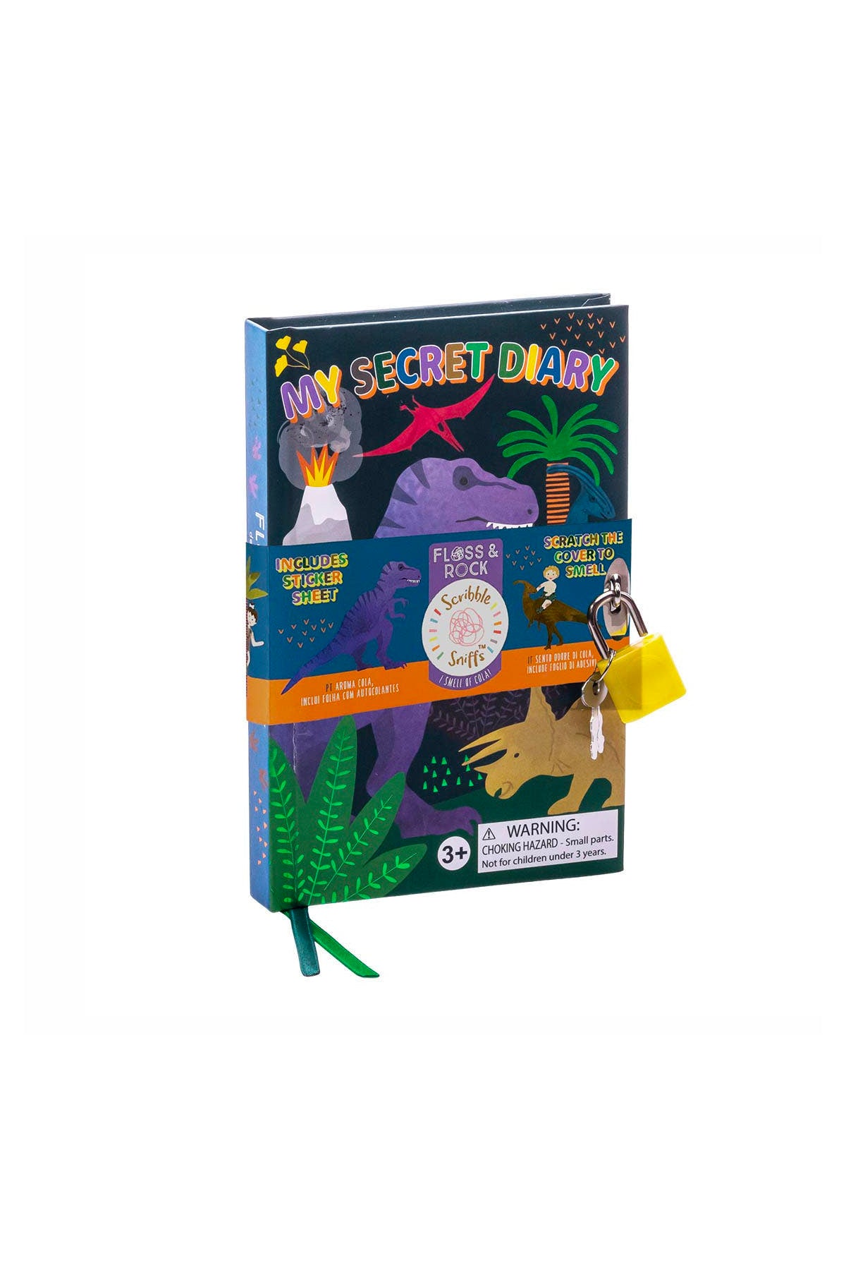 Floss & Rock Scented Secret Diary - Dinosaur