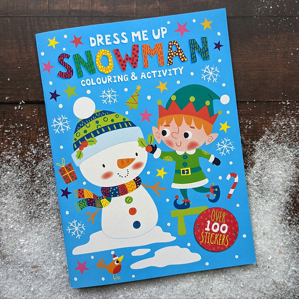 Dress Me Up Colouring and Activity Book - Snowman