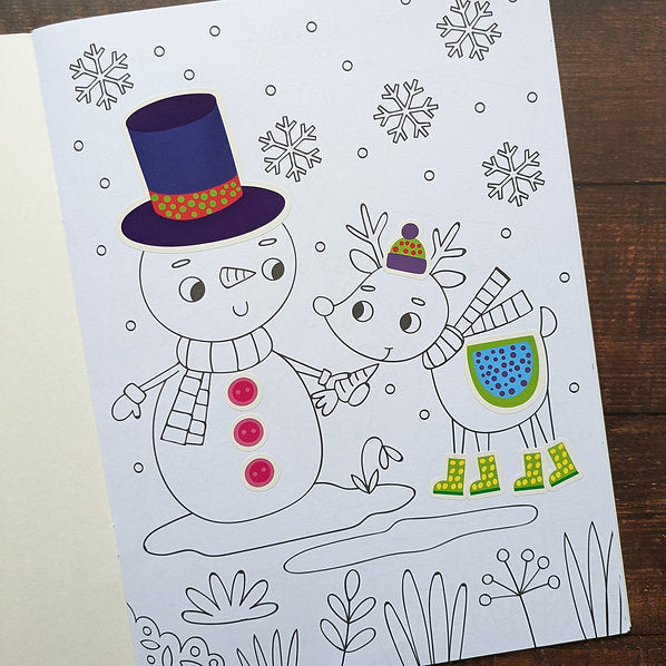 Dress Me Up Colouring and Activity Book - Snowman