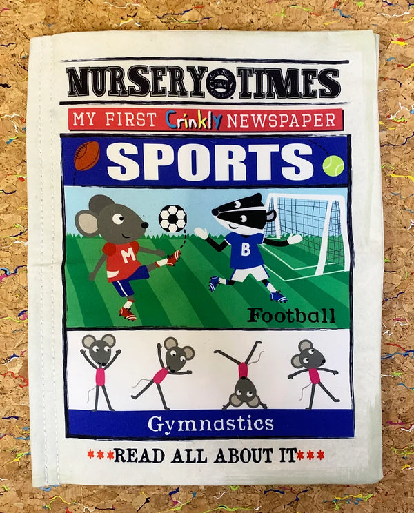 Sports - Nursery Times Crinkly Newspaper