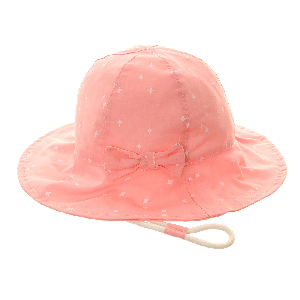 Pink Wide Brim Sun Hat
