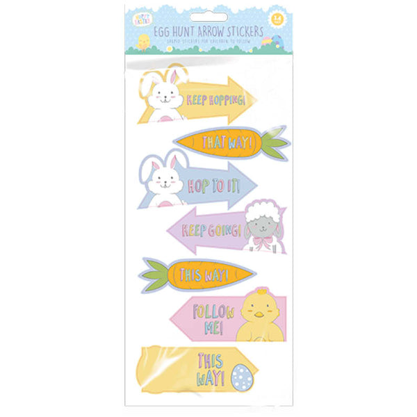 Easter Egg Hunt Arrow Stickers