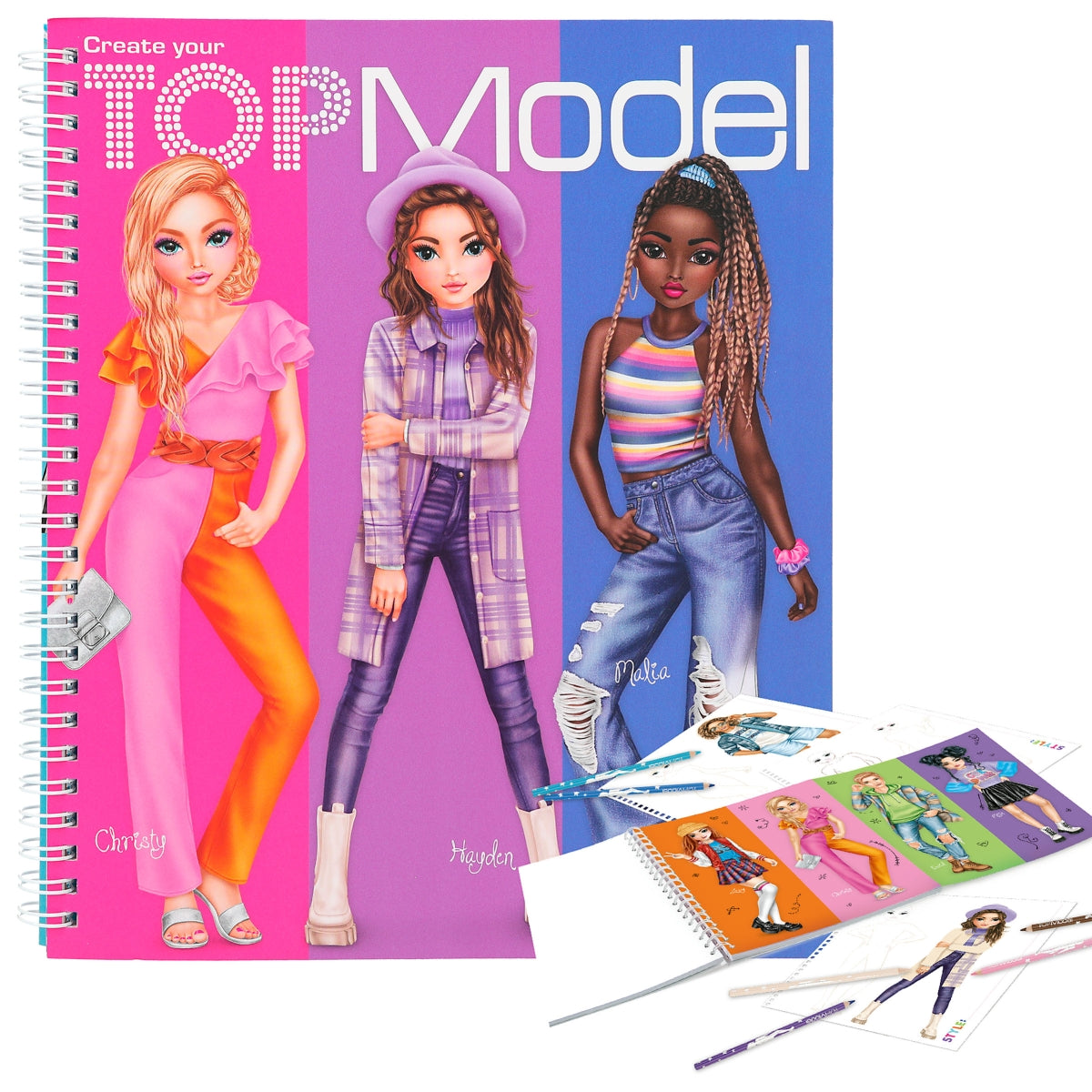 Your TOPModel Colouring Book