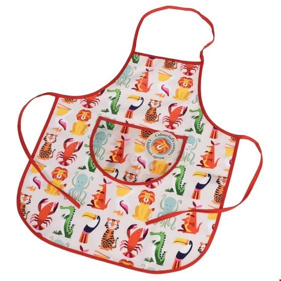 Animal Design Wipe Clean Kids Aprons from Rex