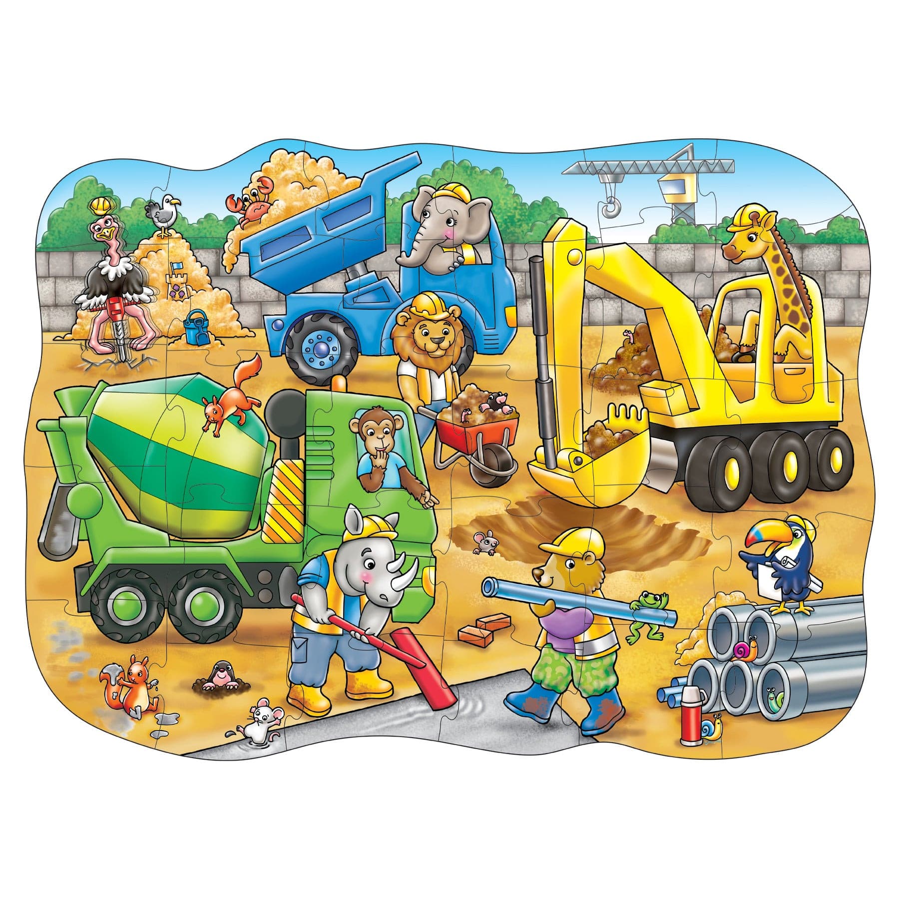  Orchard Toys Busy Builders Jigsaw Puzzle Suitable for ages 3+