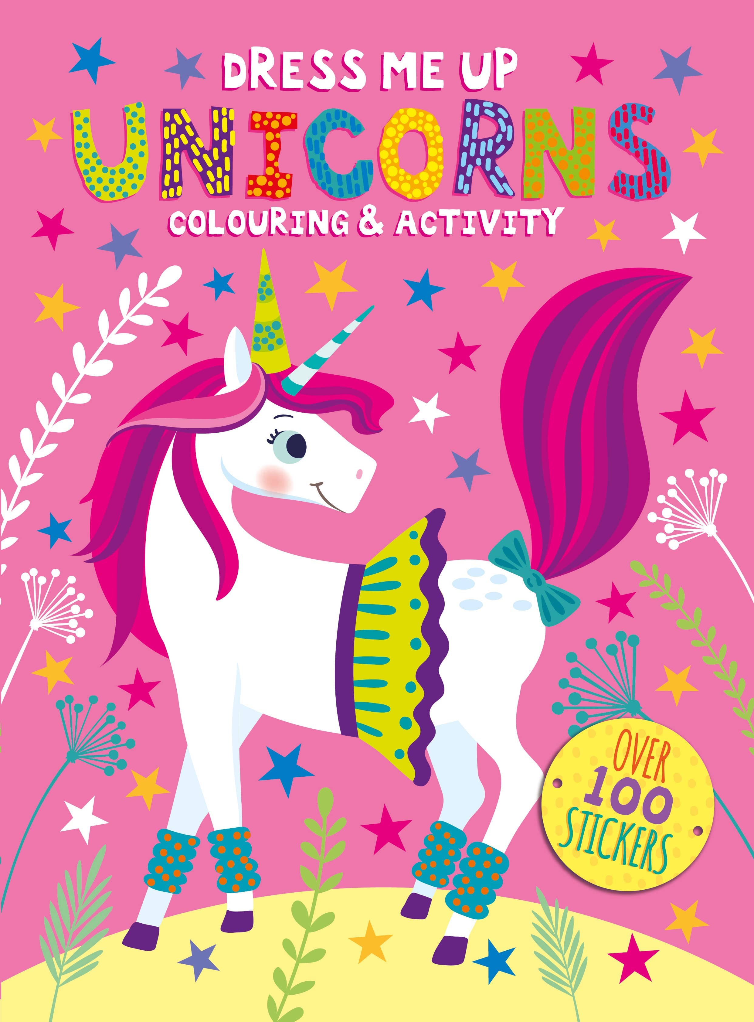Dress Me Up Colouring and Activity Book - Unicorns.
