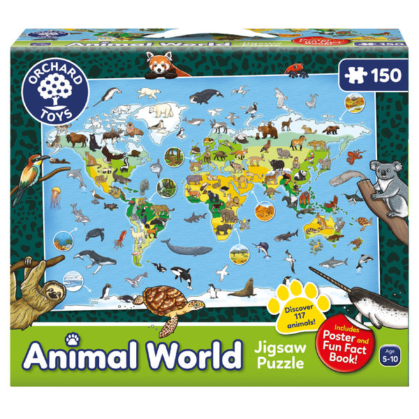 Animal World is a brand new Jigsaw Puzzle from Orchard Toys for 2022