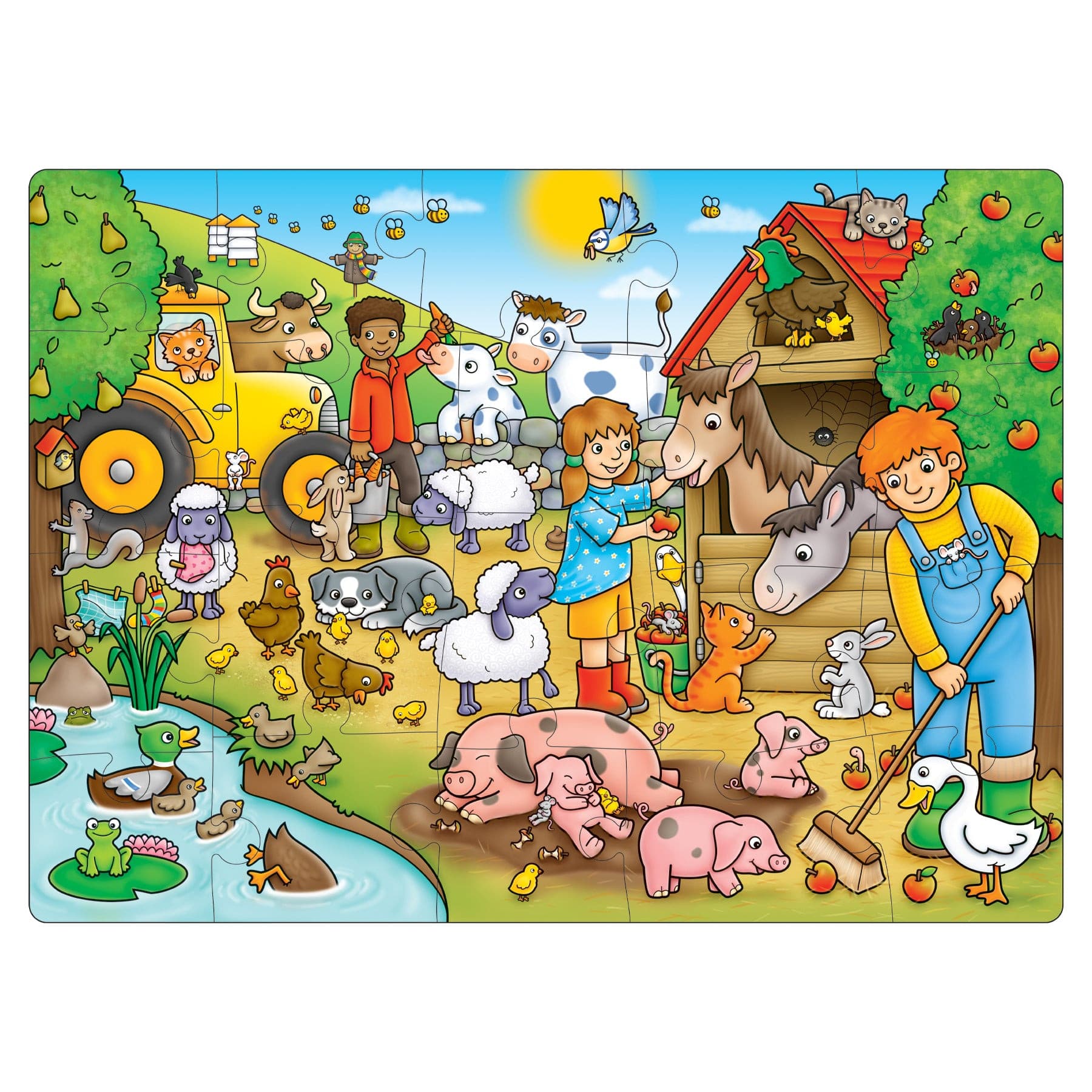 Who’s on the Farm is a brand new puzzle from Orchard Toys for 2022