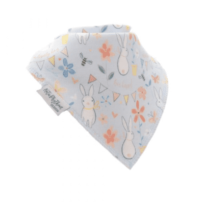 Rabbits & Bees Design Bib.