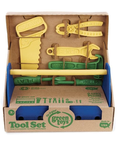 Recycled Toys - Blue Tool Set green toys