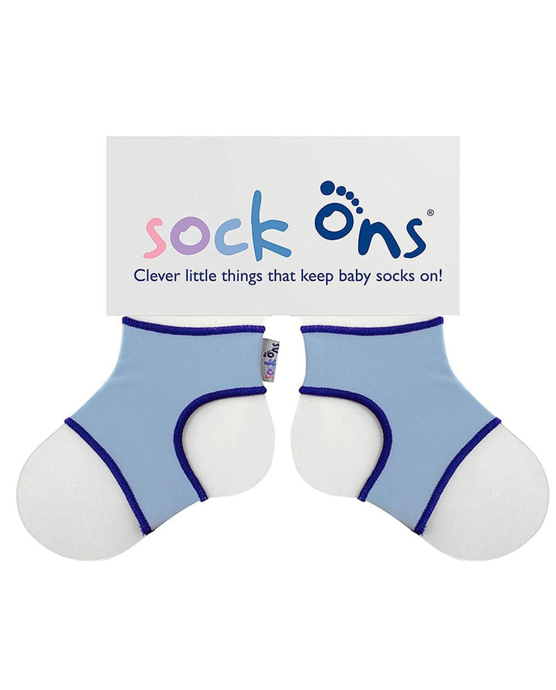 blue Sock Ons Baby socks keep on