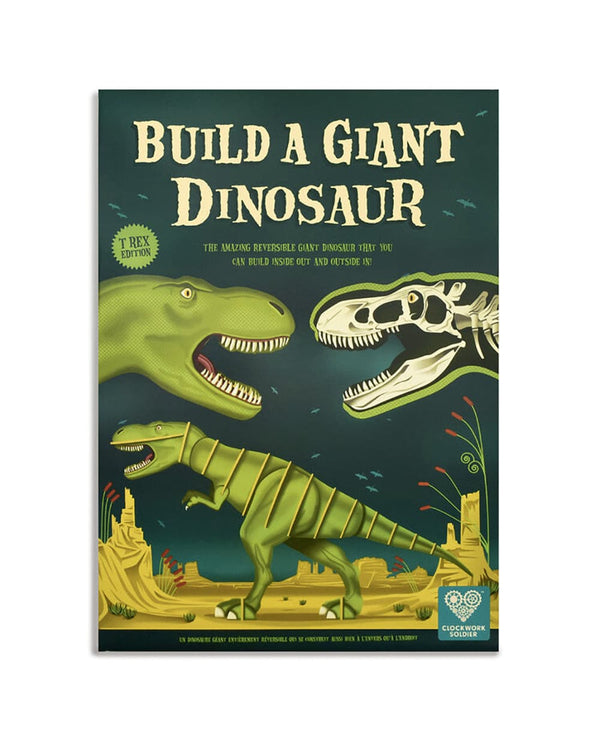 Clockwork soldier - Build a Giant Dinosaur Made from FSC certified recycled greyboard Recommended age 7-12yrs