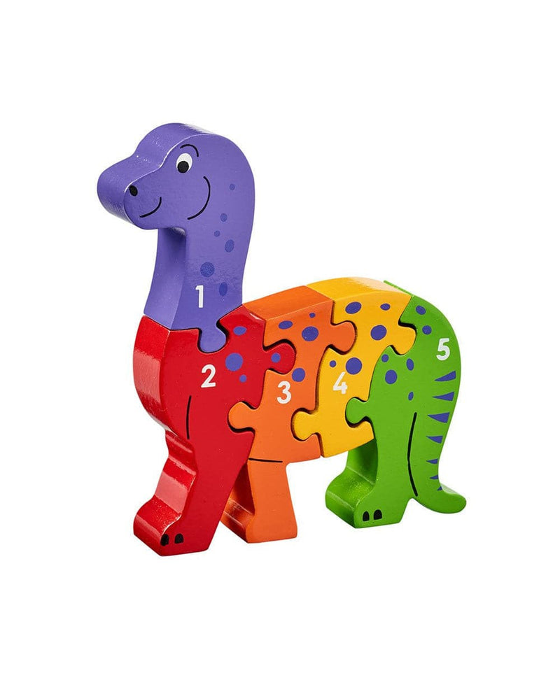 Wooden Dinosaur Counting Puzzle Lanka Kade
