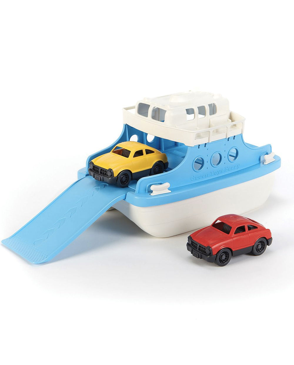 Green Toys Recycled Toys - Ferry Boat with Cars