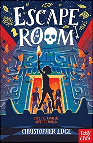 Escape Room by Christopher Edge When twelve-year-old Ami arrives at The Escape, she thinks it's just a game - the ultimate escape room with puzzles and challenges to beat before time runs out. 