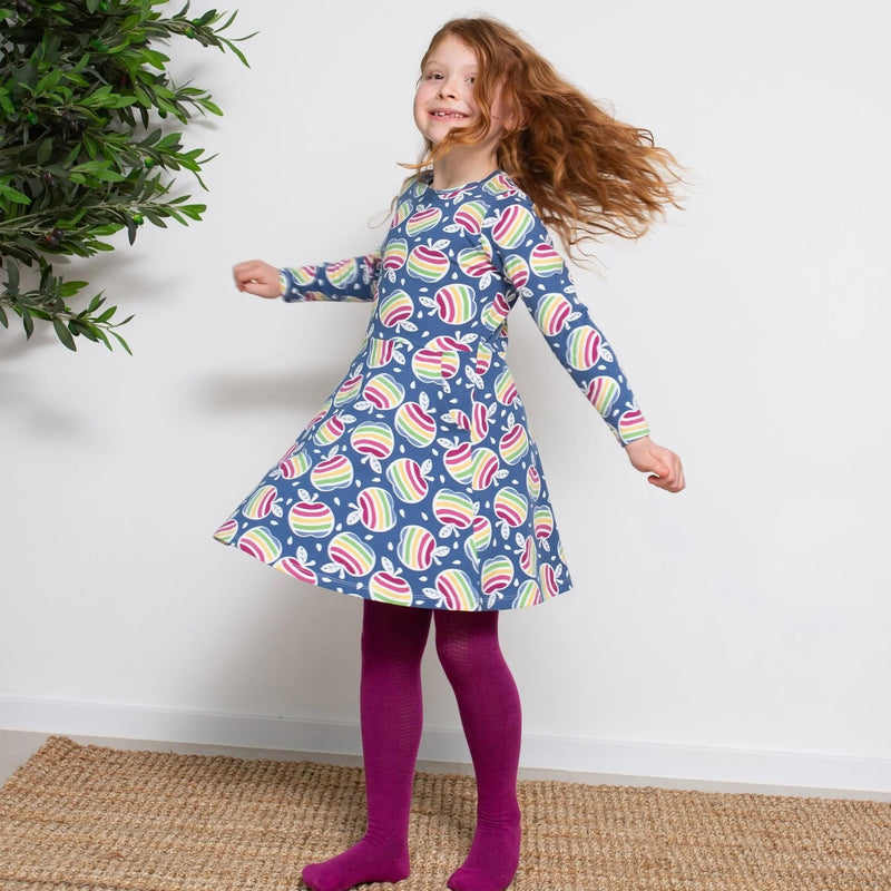 Berry Side Stitch Tights.