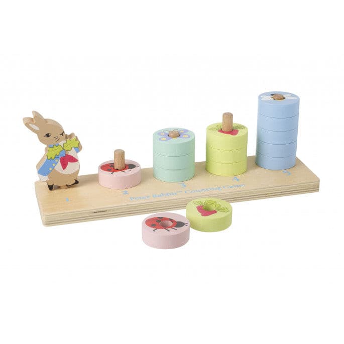 Peter Rabbit Wooden Counting Game.