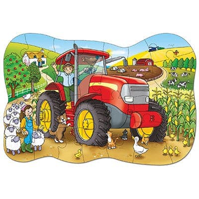 Big Tractor Jigsaw Puzzle.