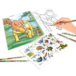 Dino World Colouring Book.