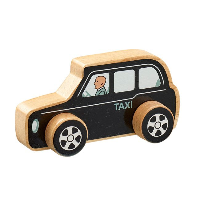 Lanka Kade Wooden Push Along Black Taxi