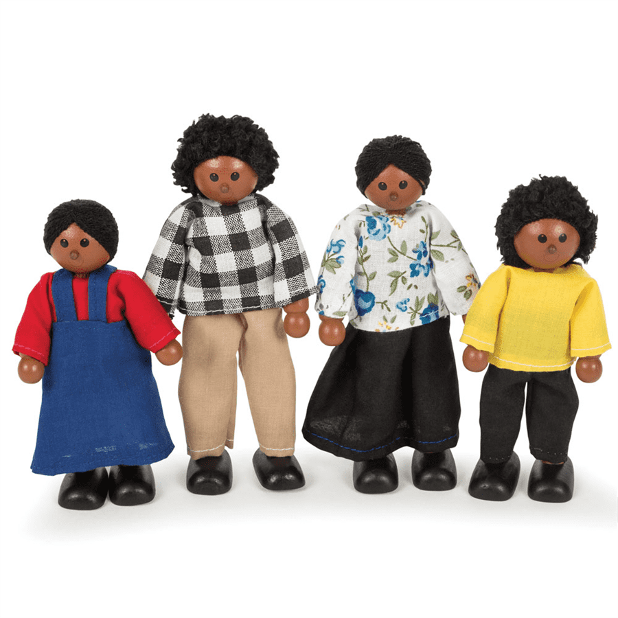 Multicultural Dolls - Black Family.