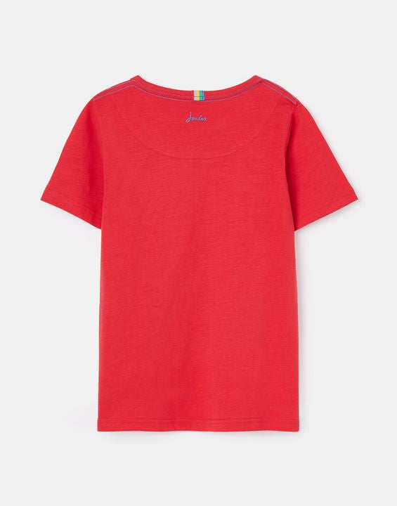 Red Joules Laundered T-Shirt.