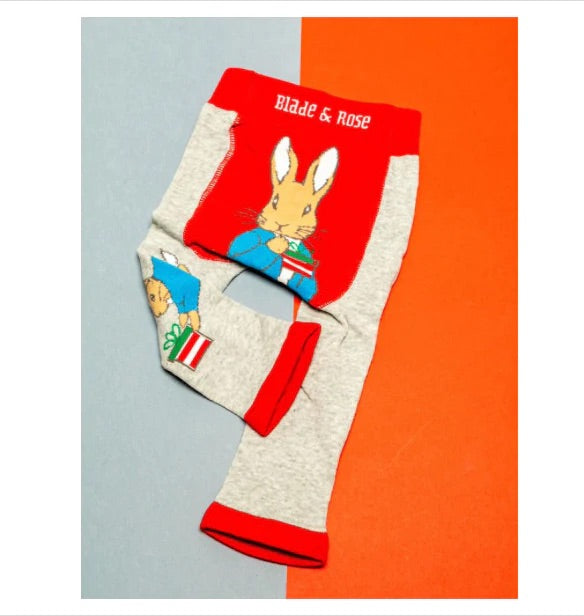 Peter Rabbit Festive Knitted Leggings.