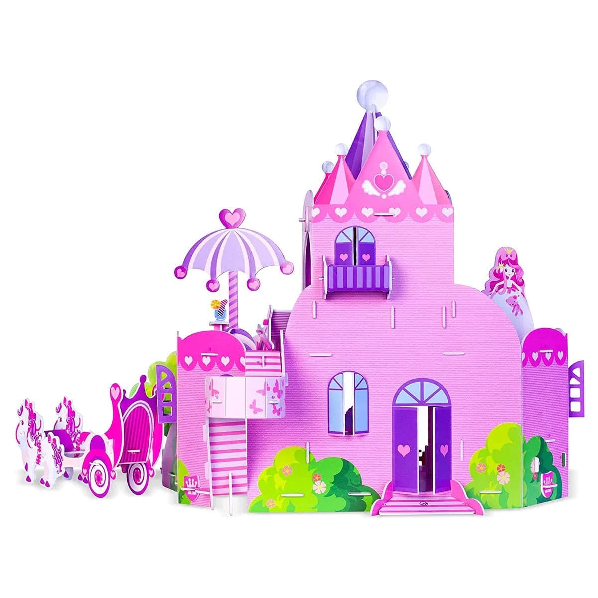 Princess Castle 3D Construction Craft.