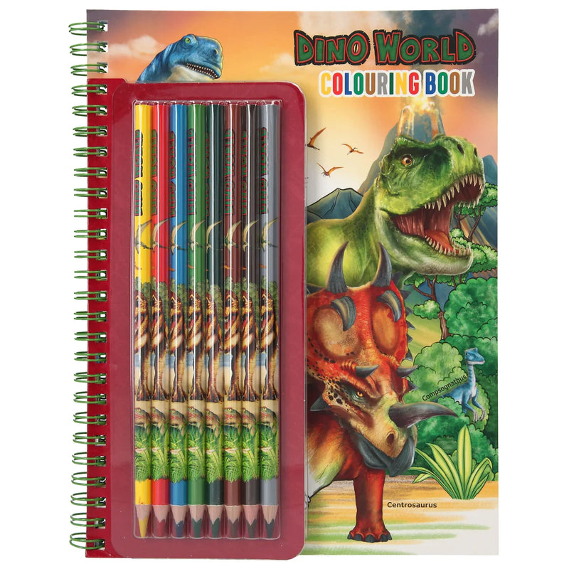 Dino World Colouring Book.