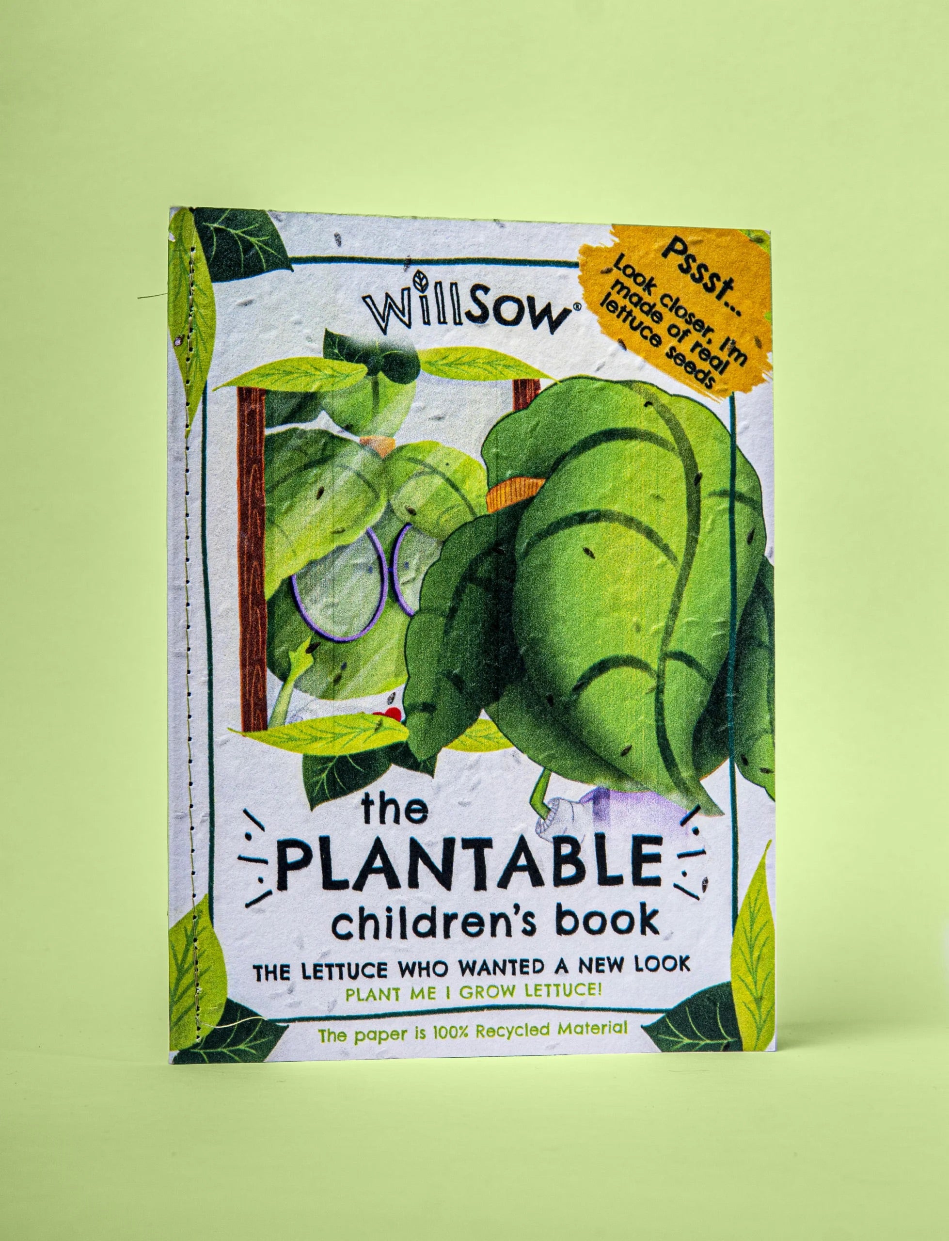 Plantable Book - The Lettuce Who Wanted A New Look.