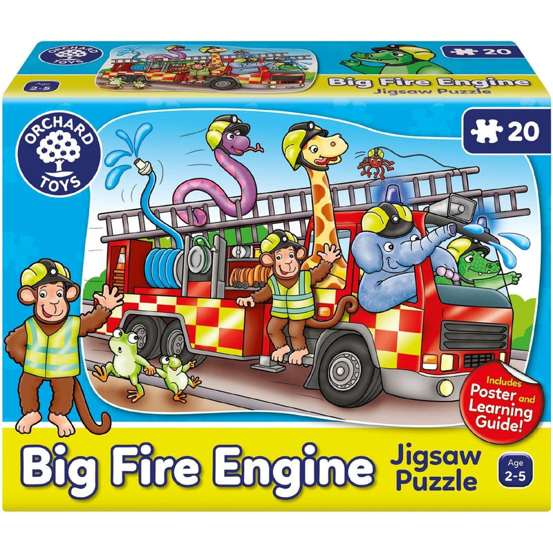 Big Fire Engine Jigsaw Puzzle.