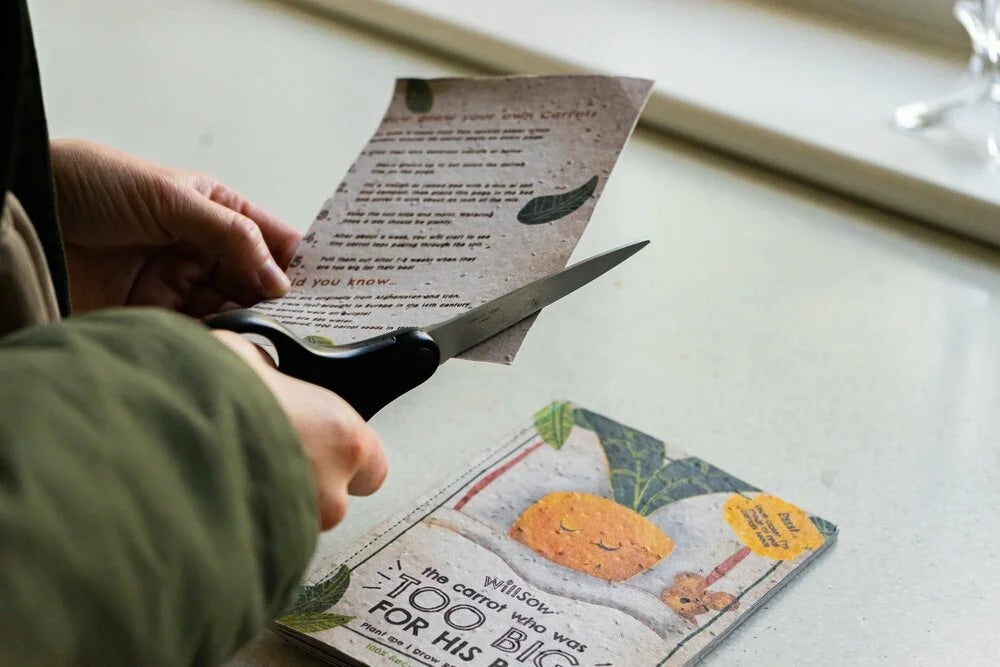 Plantable Book - The Lettuce Who Wanted A New Look.