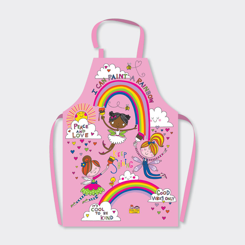 I Can Paint A Rainbow Kids Aprons.