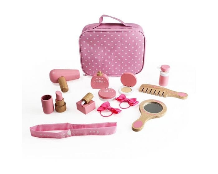 bigjigs Wooden Make-Up & Hair Vanity Set