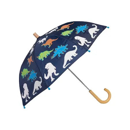 Hatley Dinosaur Colour Changing Umbrella Dinosaurs fill with colour when wet