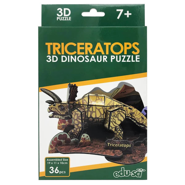 3D Dinosaur Puzzle Triceratops