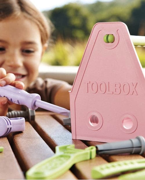 Green Toys - Pink Tool Set.
