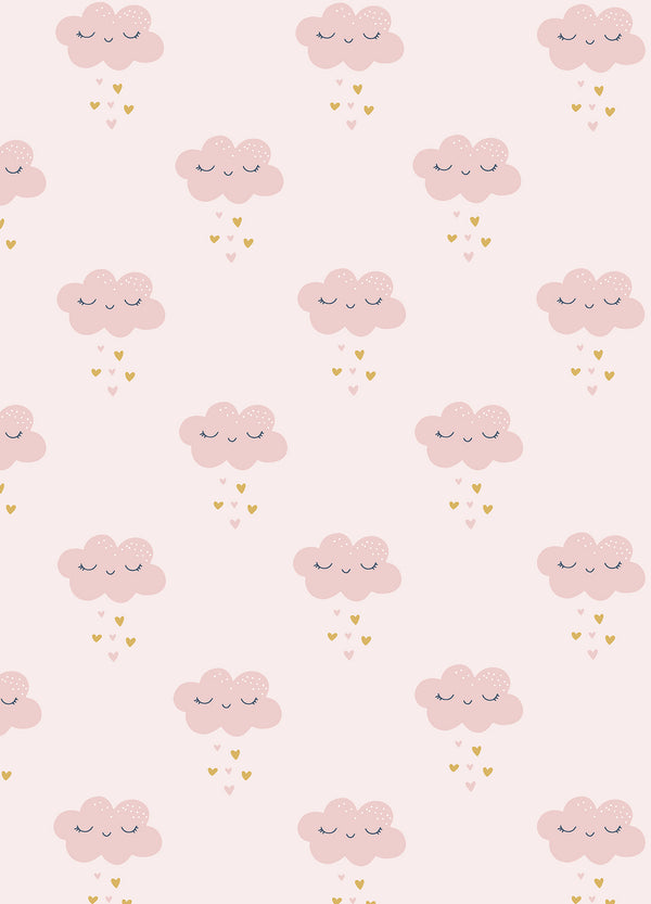 Pink Clouds Wrapping Paper.