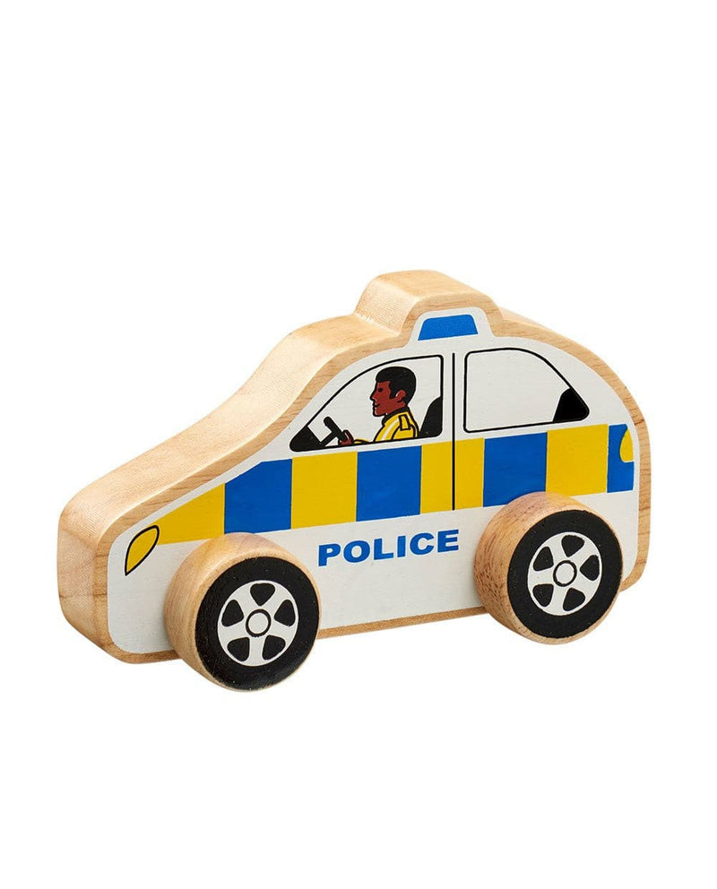 lanka kade Wooden Push Along Police Car
