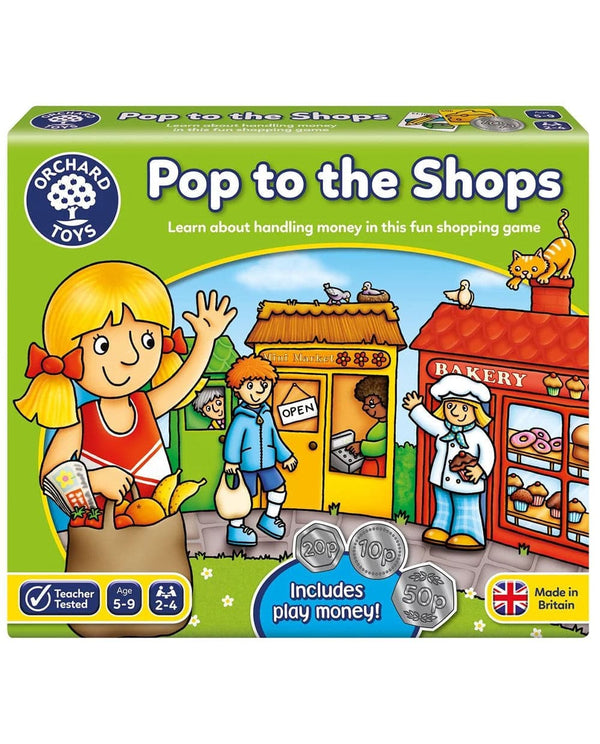 Pop to the Shops Board Game.